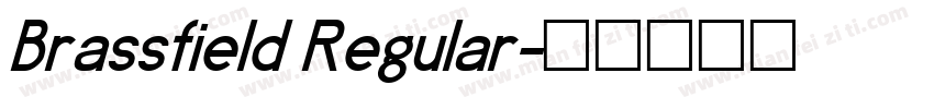 Brassfield Regular字体转换